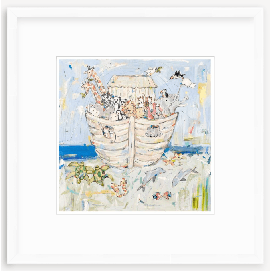 Noah's ark IV Nursery Fine Art Print