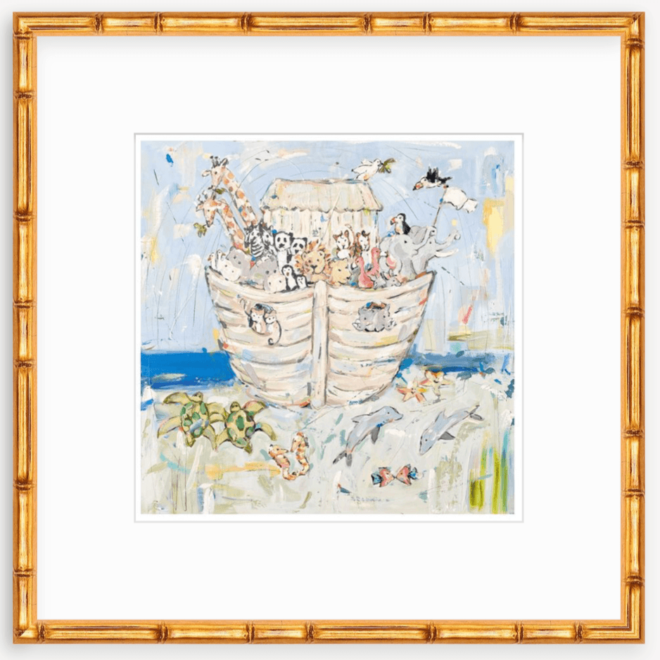 Noah's ark IV Nursery Fine Art Print
