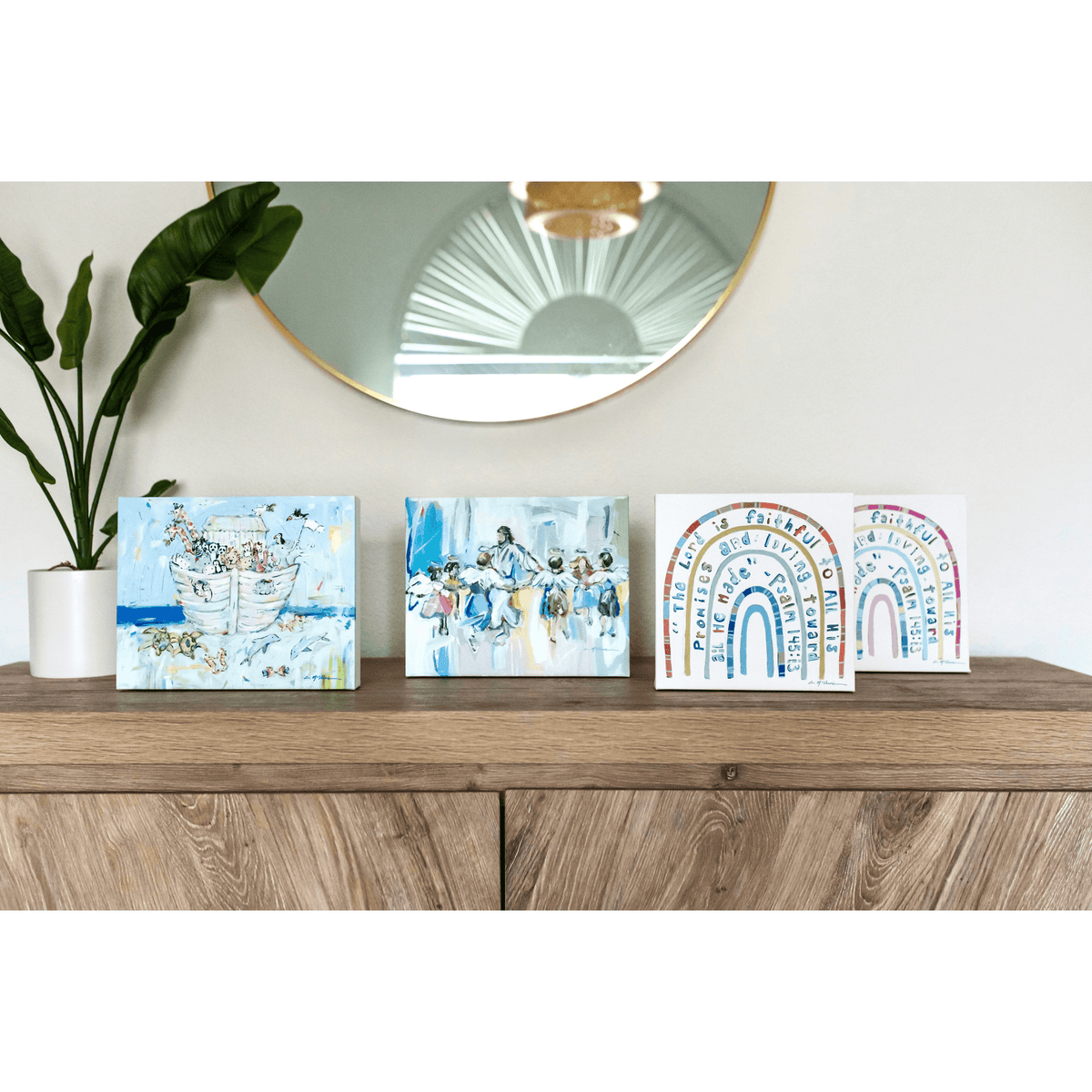 Noah's ark IV on canvas