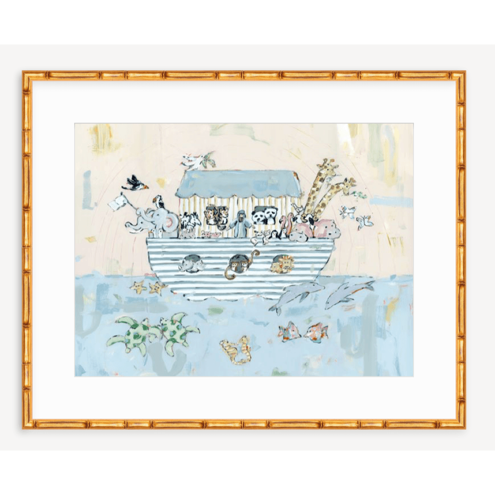 Noah's ark V Nursery Fine Art Print
