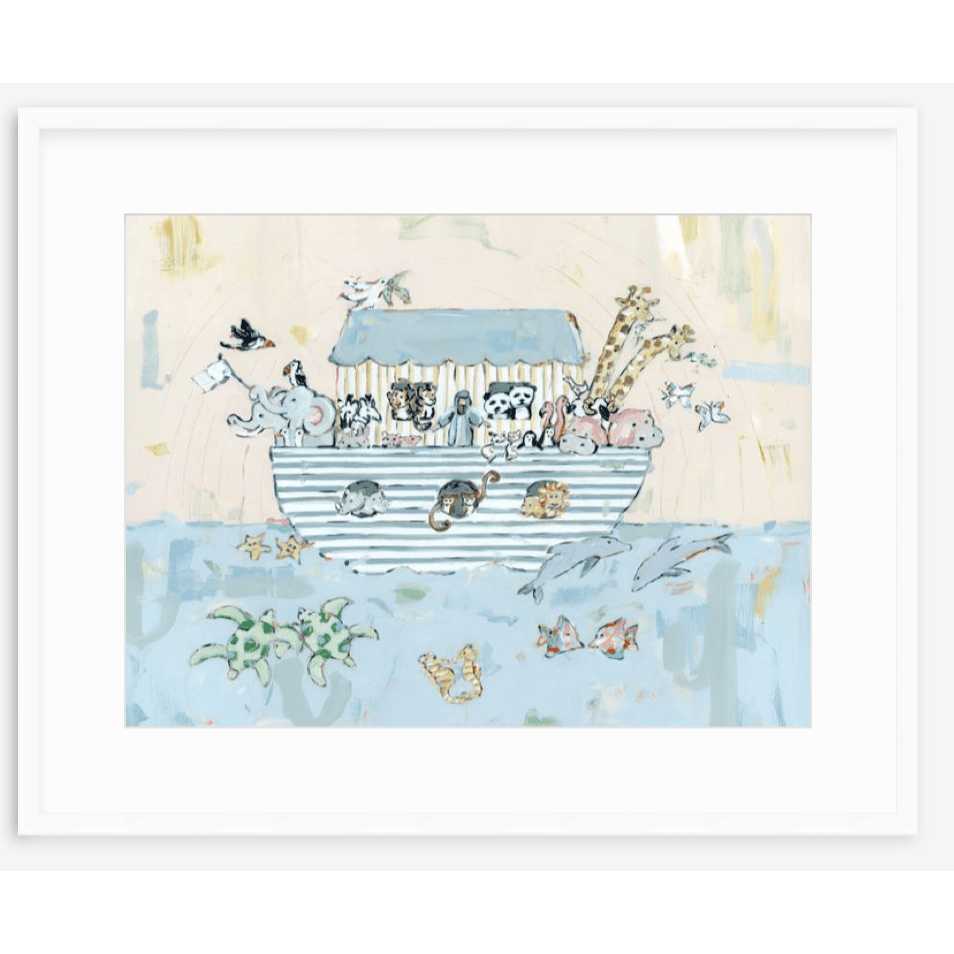 Noah's ark V Nursery Fine Art Print