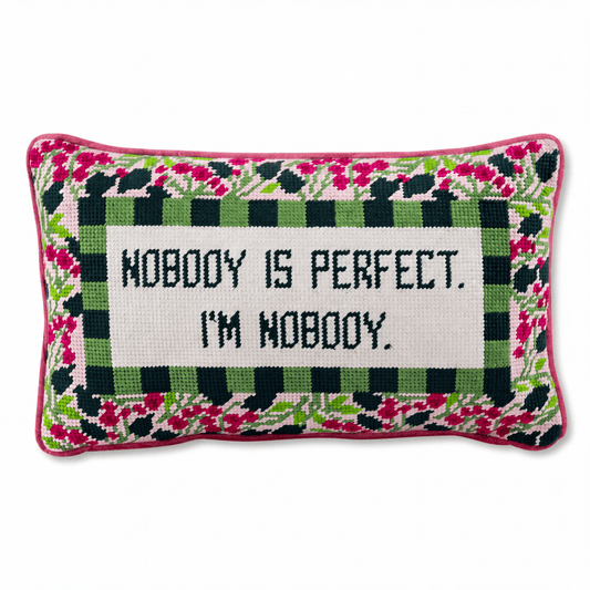 Not Needy Needlepoint Pillow