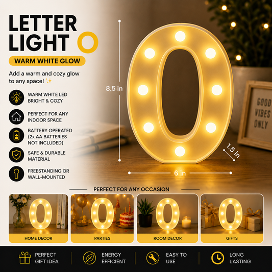 Letter Light | O