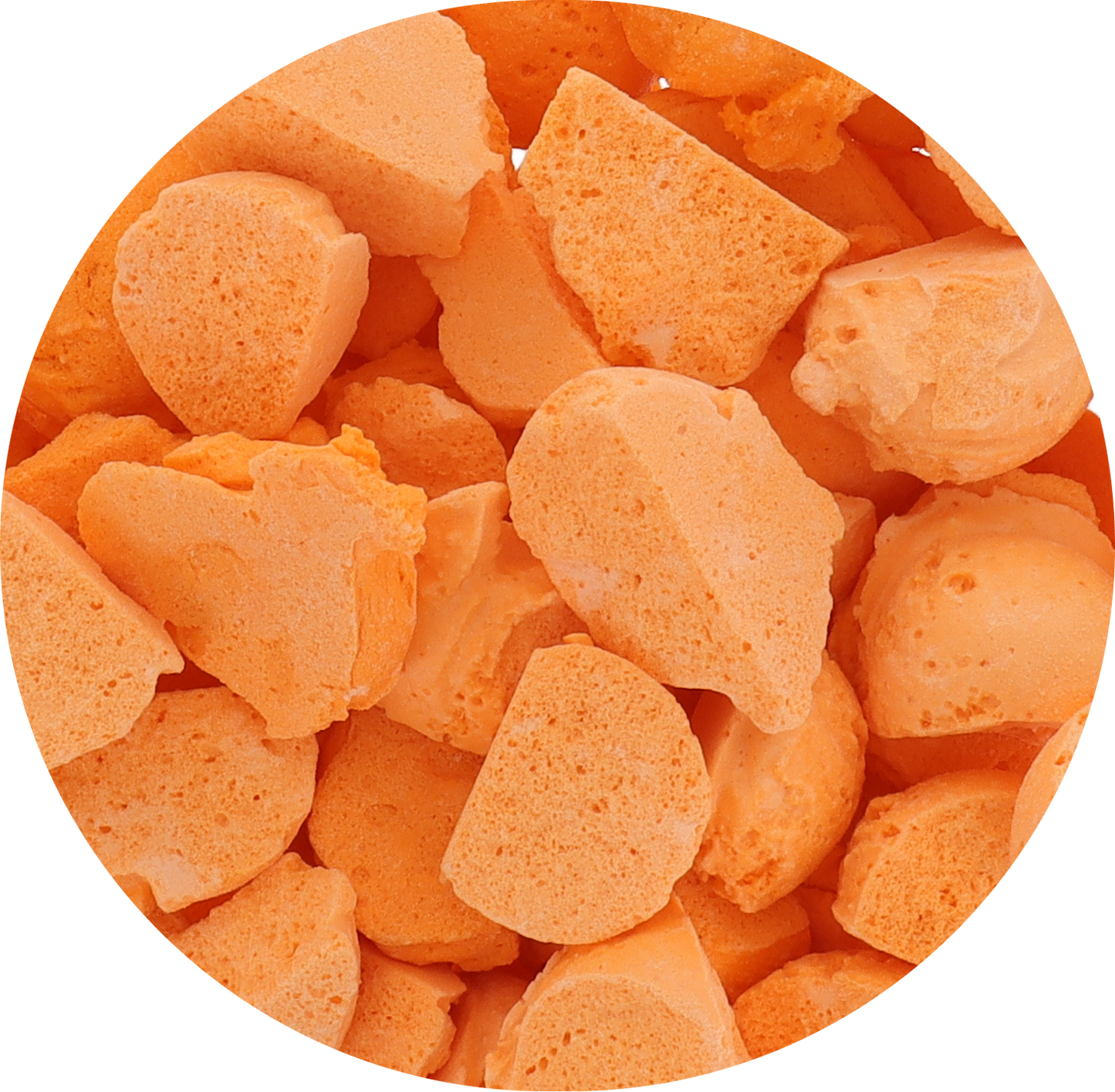 Freeze Dried Ice Cream That Does Not Melt (Bits) Orange
