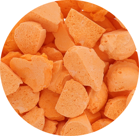 Freeze Dried Ice Cream That Does Not Melt (Bits) Orange