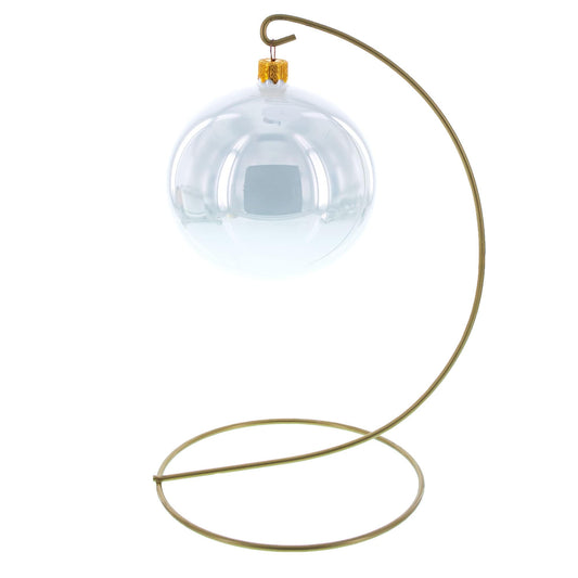 Open Frame Gold Metal Ornament Display Stand 9.2 Inches