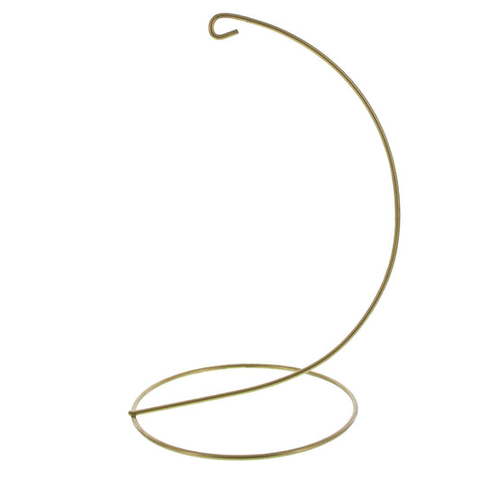 Open Frame Gold Metal Ornament Display Stand 9.2 Inches