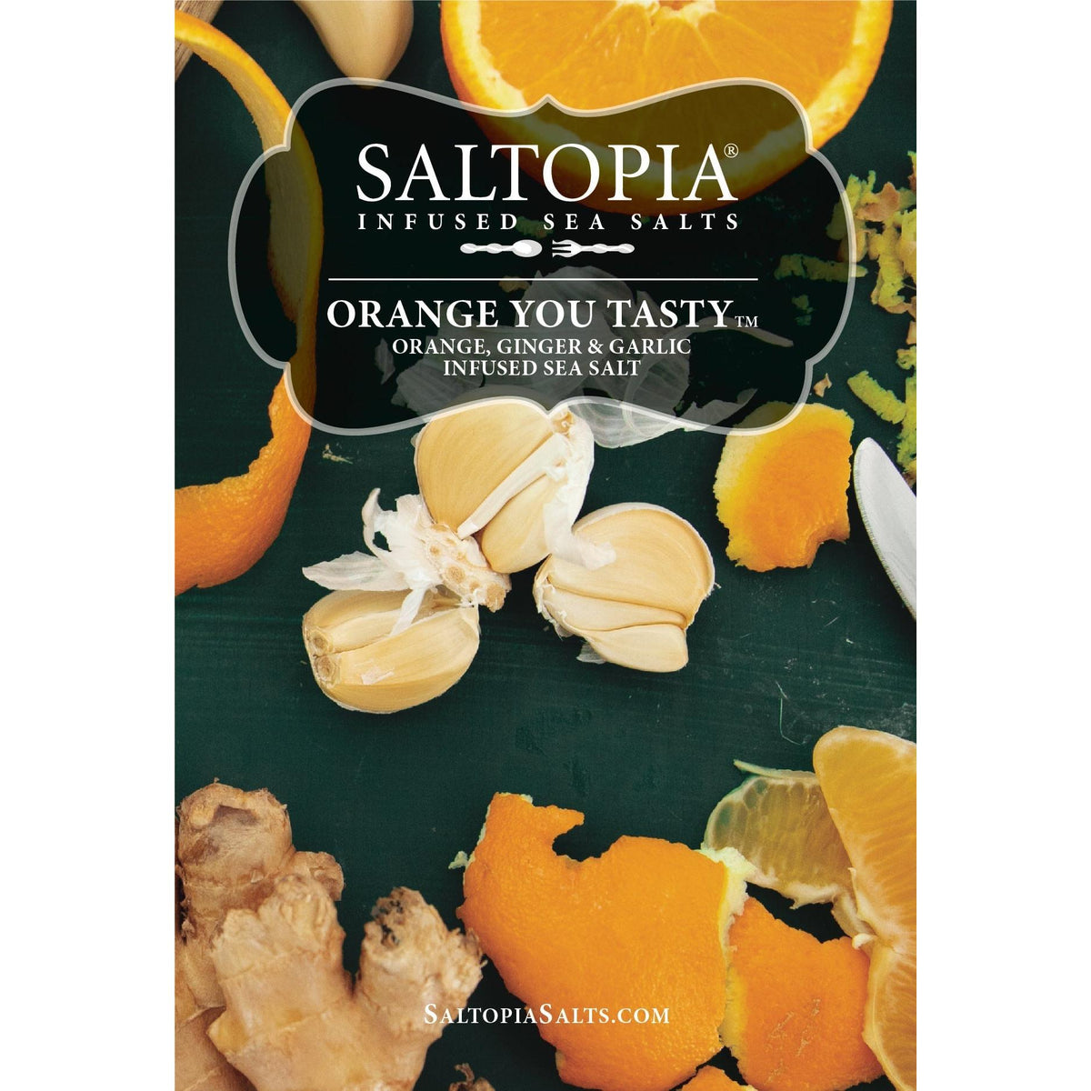 Orange & Garlic Salt: ORANGE YOU TASTY