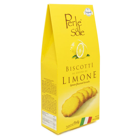 Perle di Sole Lemon Shortbread Cookies — Italian Biscotti (7 oz)