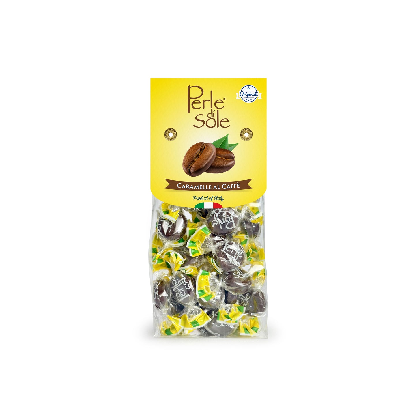 Perle di Sole Neapolitan Coffee Hard Candy (5.3 oz / 150g)