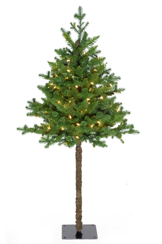 4' Prelit Balsam Fir Half Tree