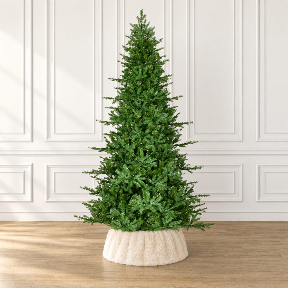 11ft Unlit Natural Green Aspen Fir Christmas Tree - Green