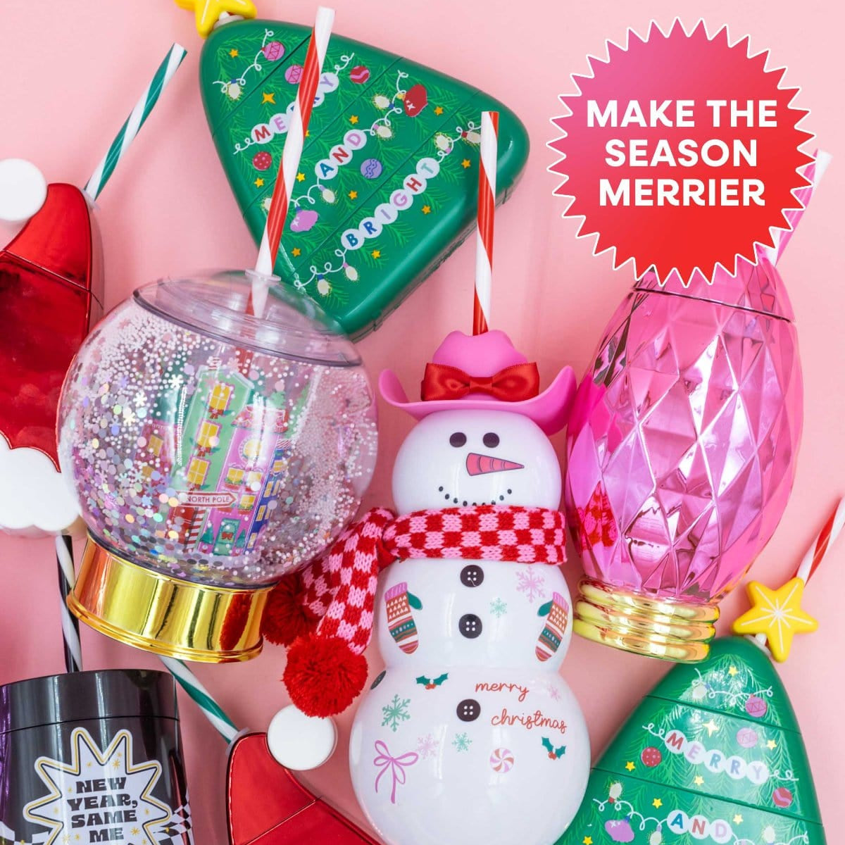 Snowman Sipper & Customizable Accessories