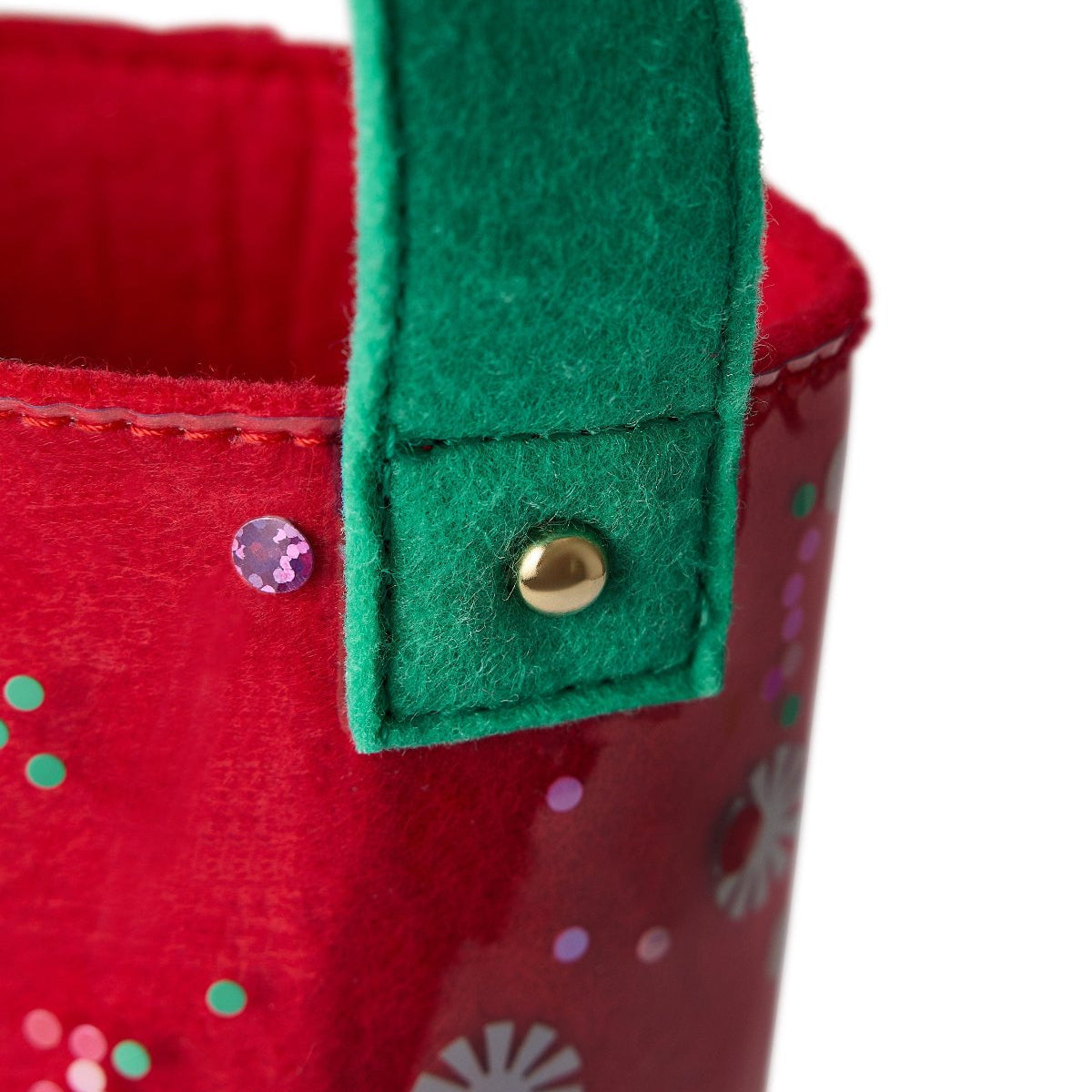 Holiday Spirit Confetti Wine Bag