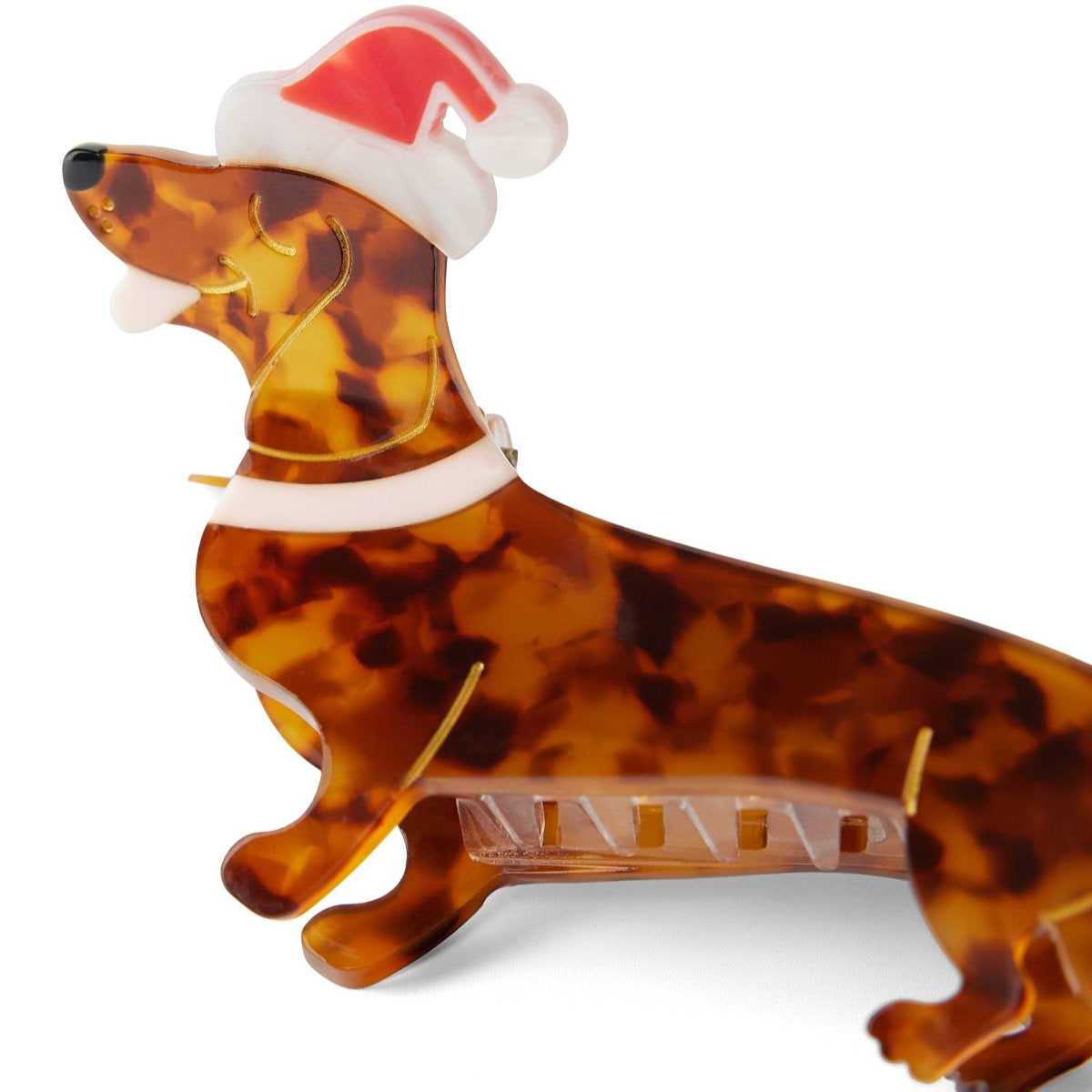 Santa Paws Hair Claw Clip