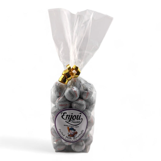 Foil Wrapped Milk Chocolate Sports Balls