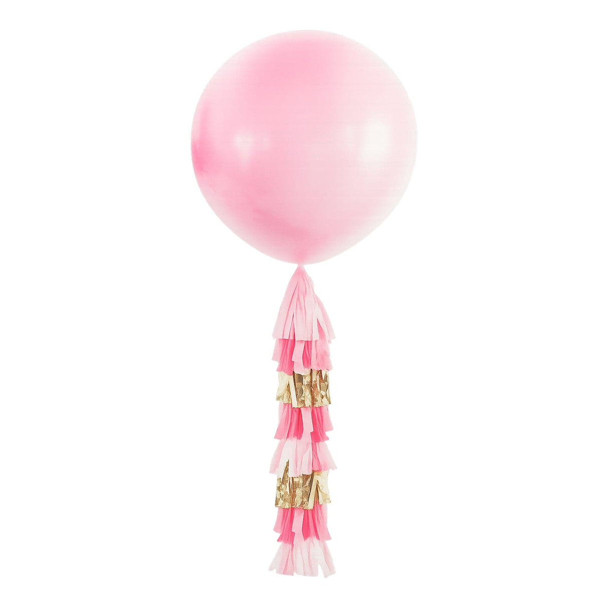 Jumbo Pink Balloon with Tassel