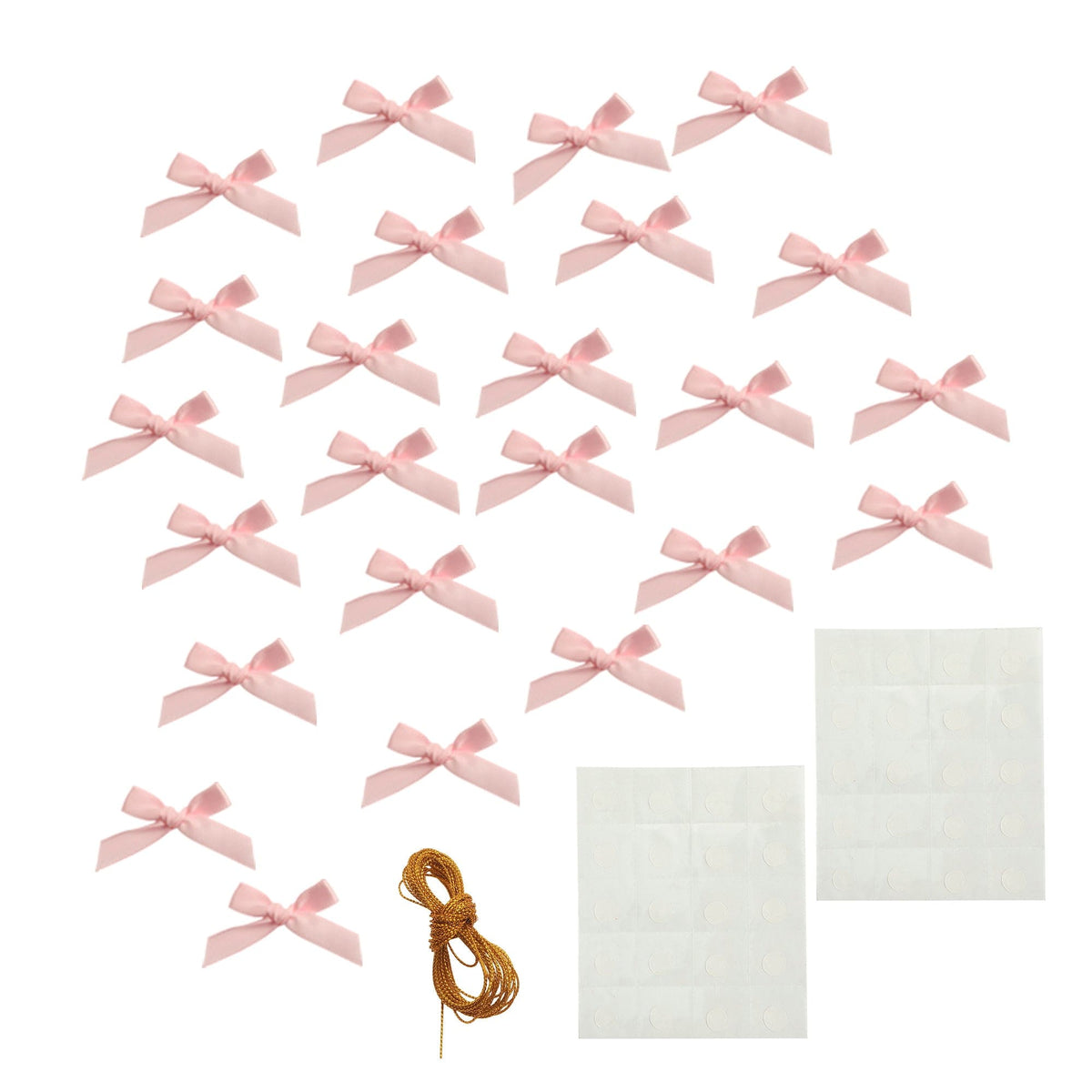 Howdy Darling Gold Balloon Banner with Pink Bows