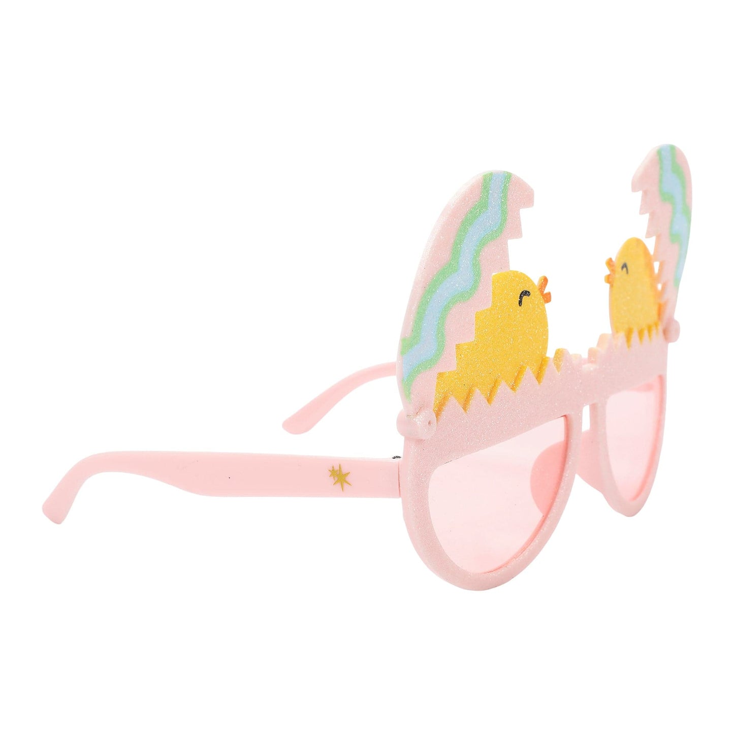 Peek-a-boo Chick Novelty Glasses (Single or Set of 4)