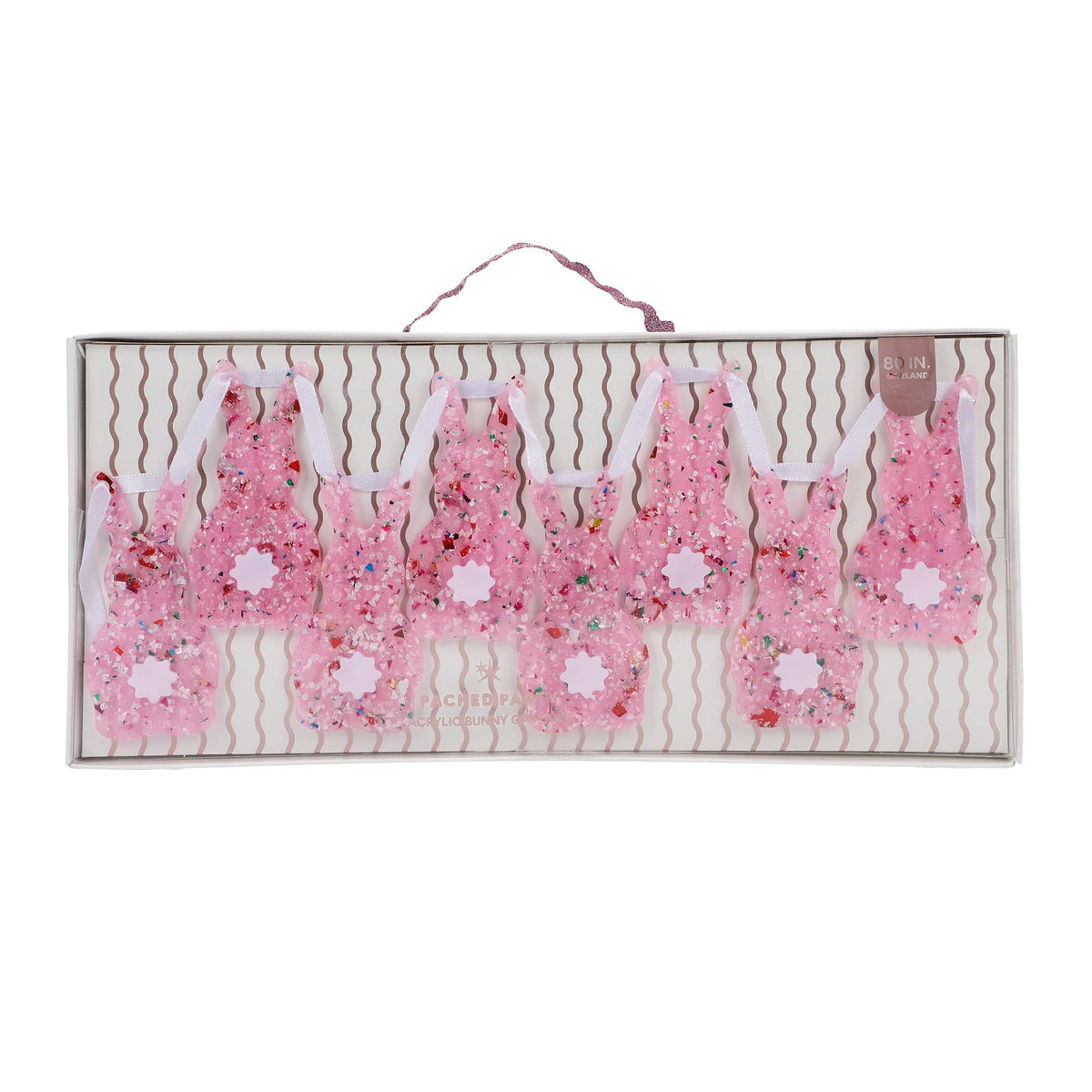 Confetti Bunny Acrylic Garland
