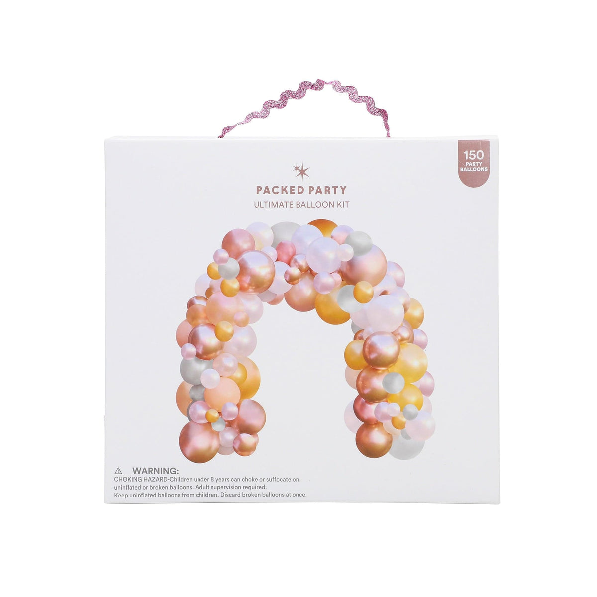 Gold & Silver Metallic Balloon Garland Kit (150 ct)