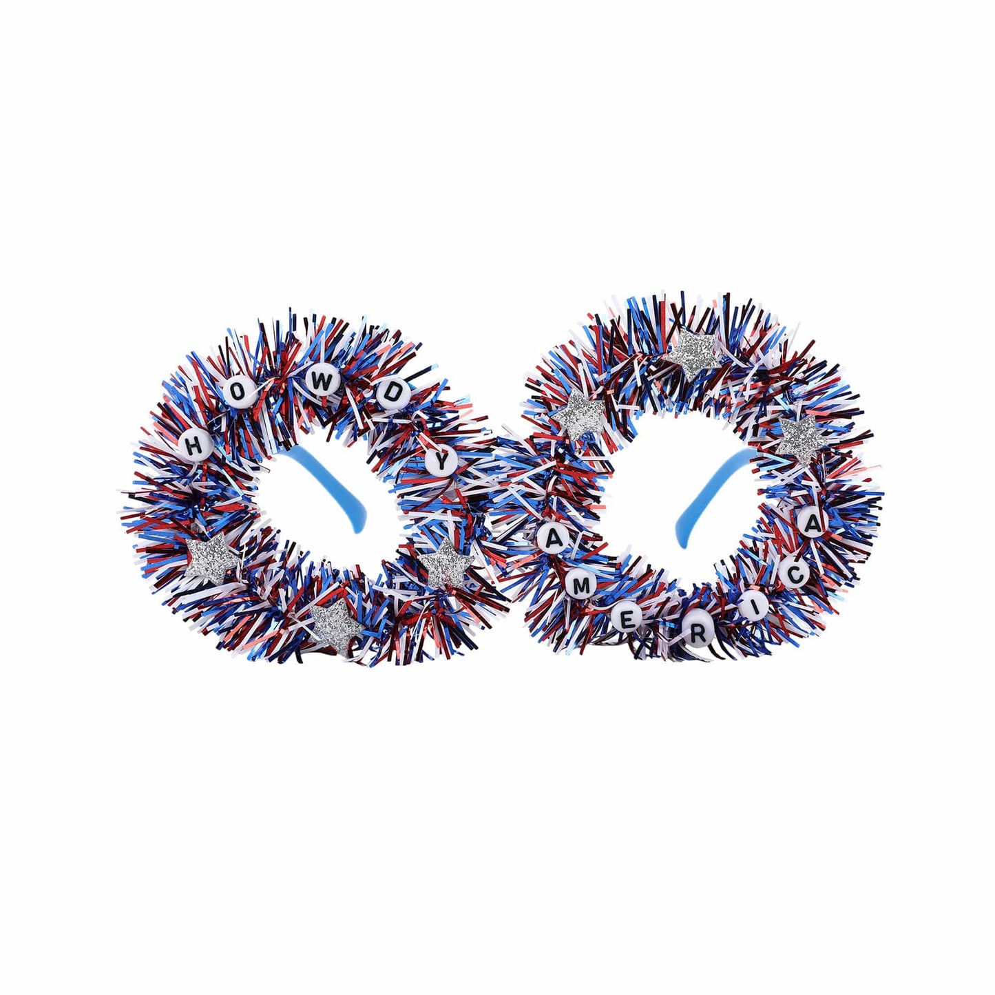 Howdy America Novelty Glasses (Single or Set of 4)