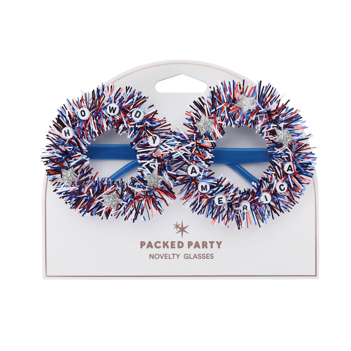 Howdy America Novelty Glasses (Single or Set of 4)