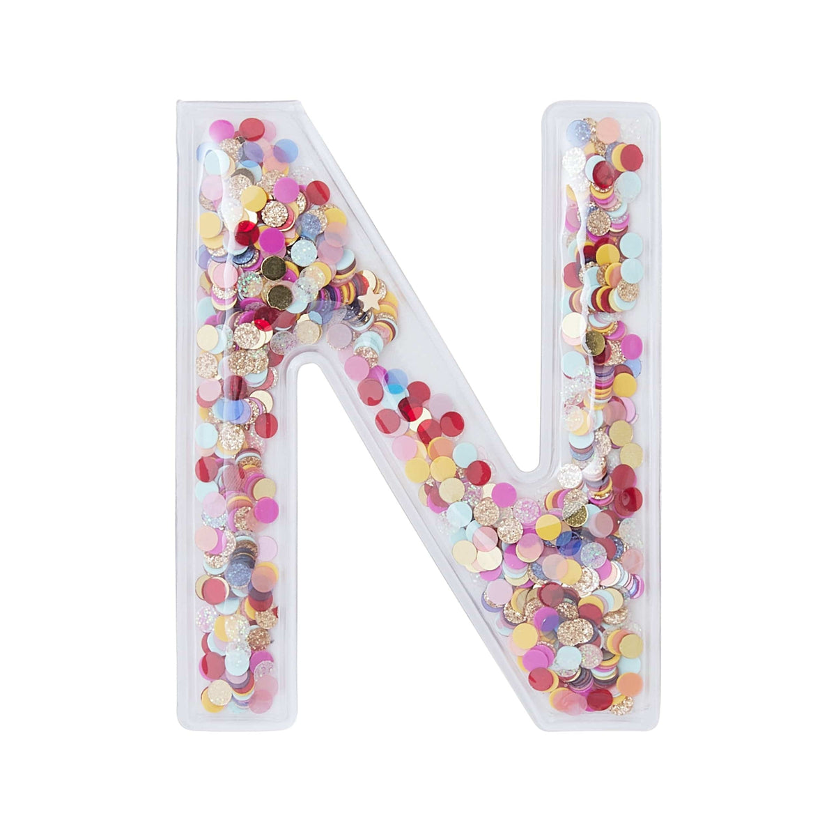 Confetti Letter Stickers - Adhesive Patches