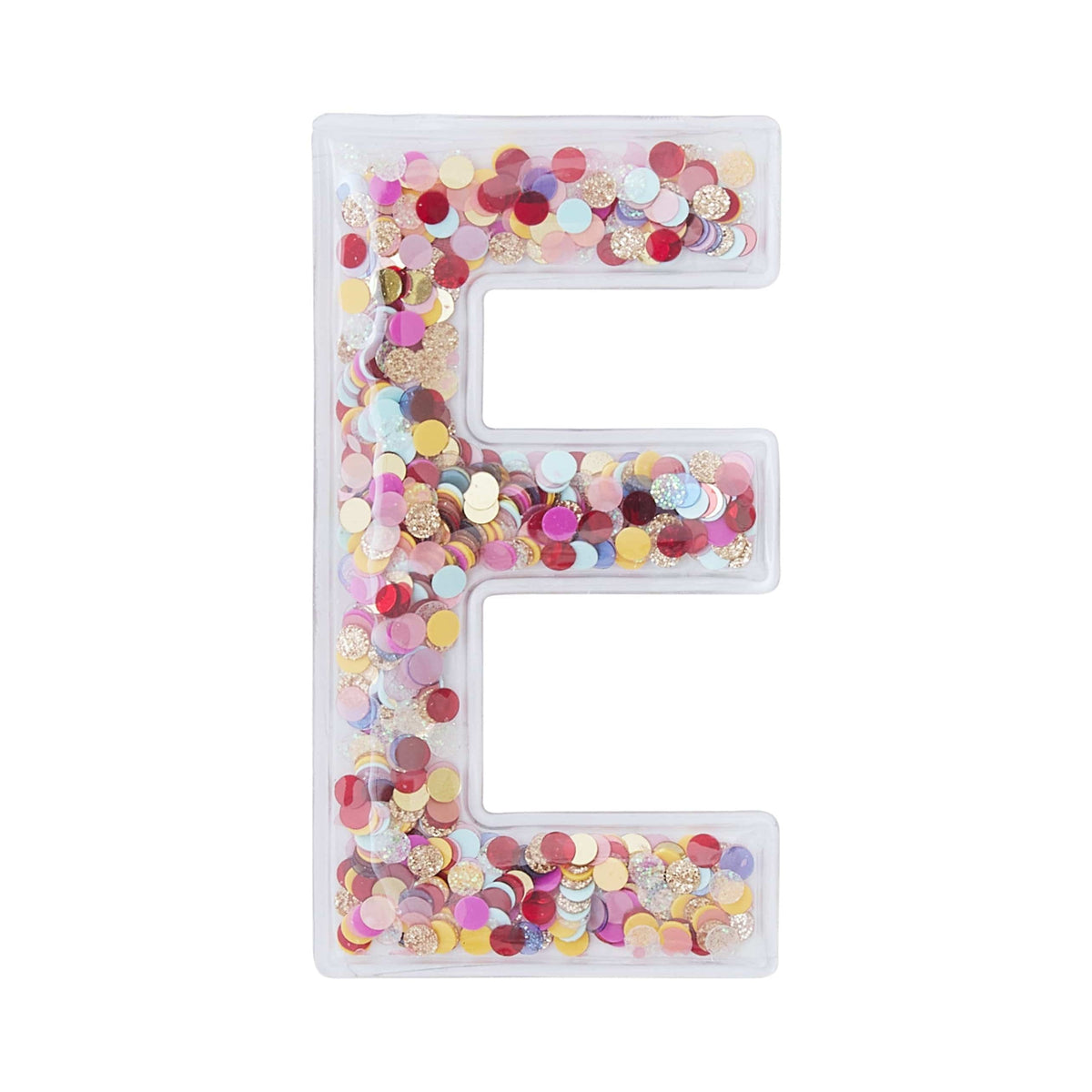 Confetti Letter Stickers - Adhesive Patches