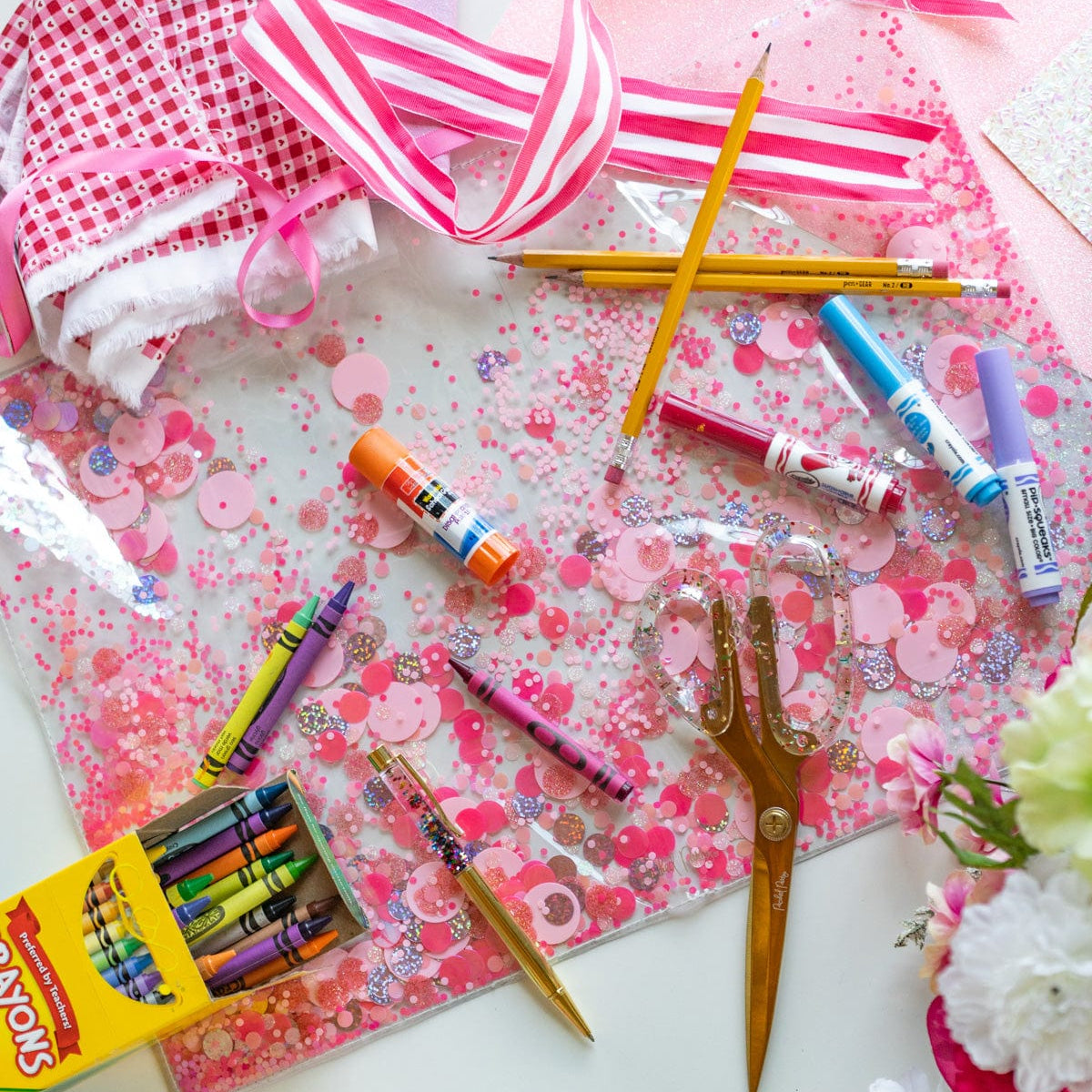 Multi-Use Confetti Desk Mat and Placemat