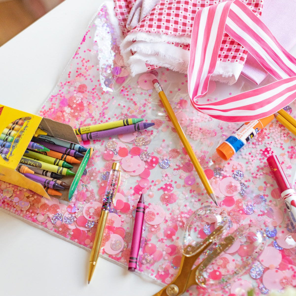 Multi-Use Confetti Desk Mat and Placemat