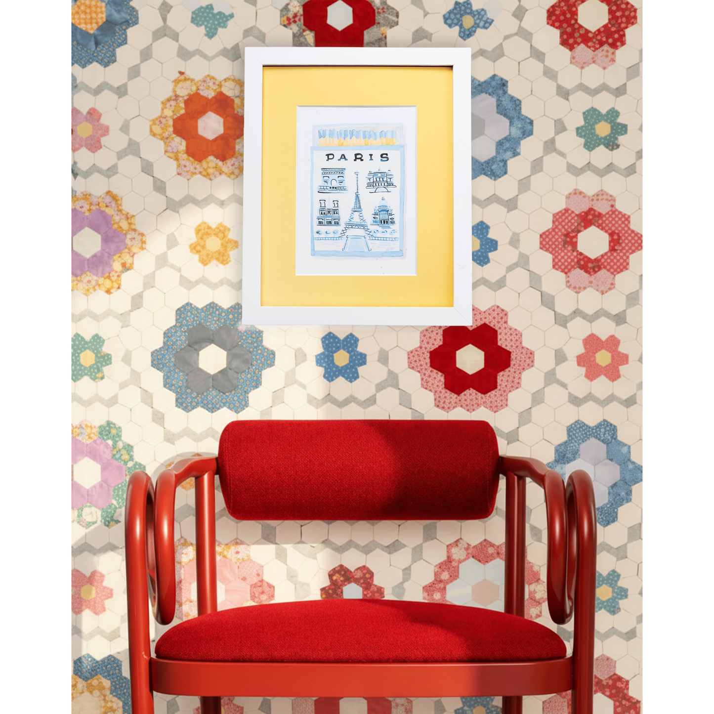 Paris Matchbook Art Print