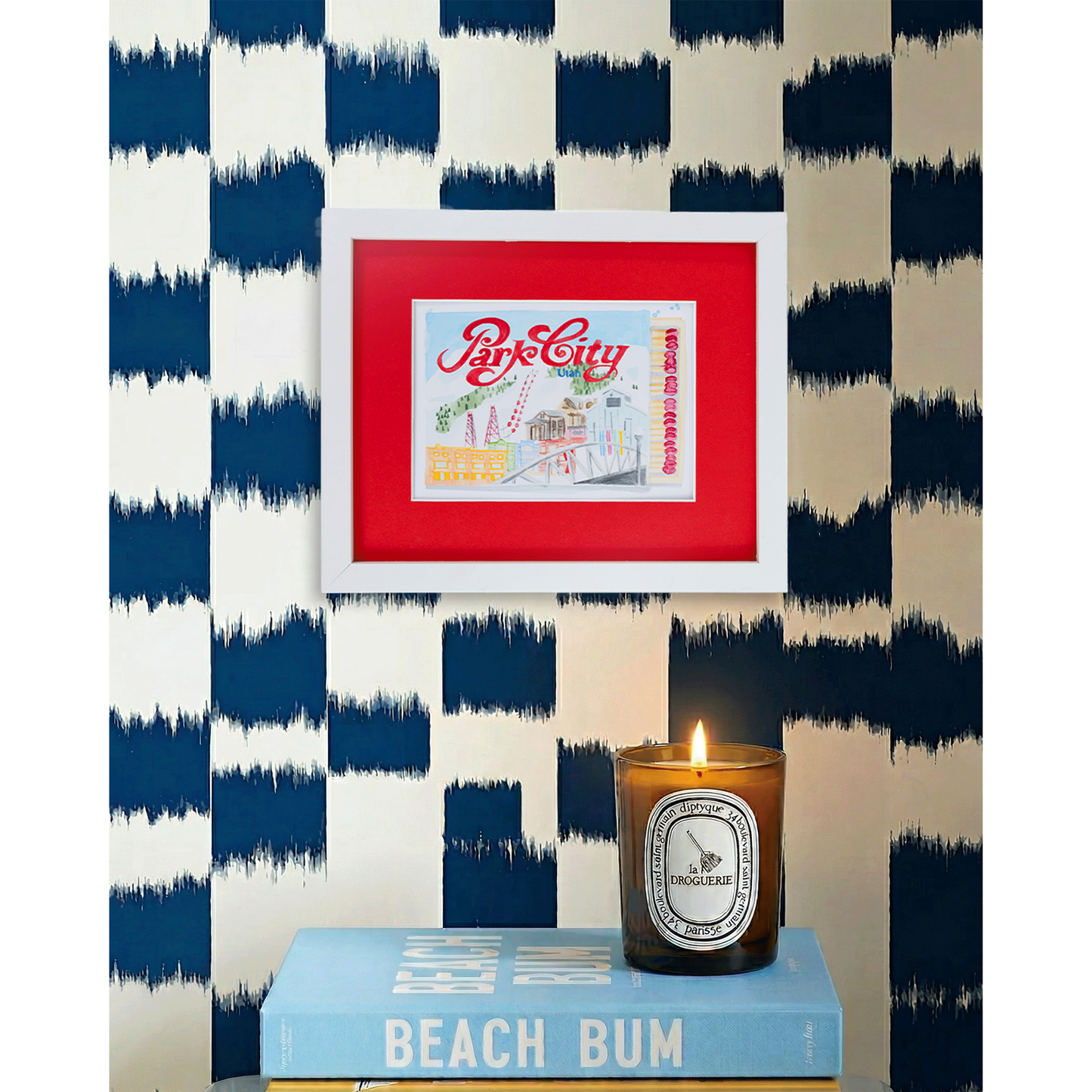 Park City Utah Matchbook Art Print