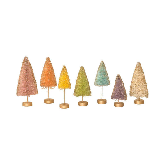 a group of colorful trees
