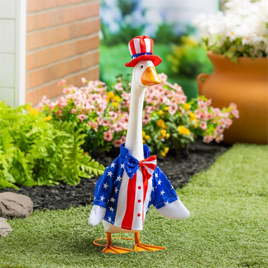 Patriotic Suit  Porch Goose Outfit