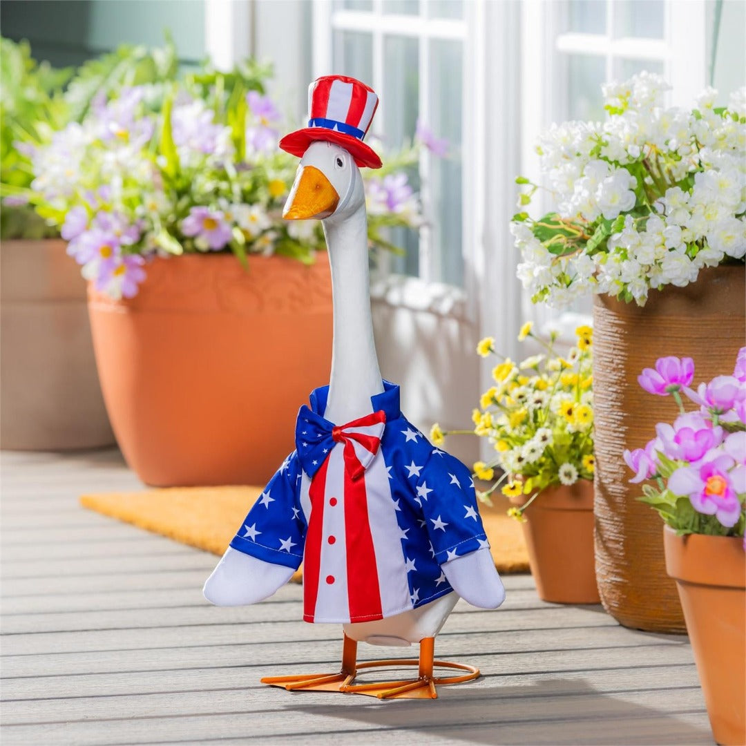 Patriotic Suit  Porch Goose Outfit