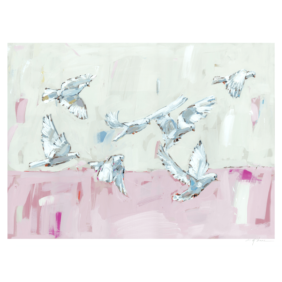 Peace On Earth I Doves Fine Art Print