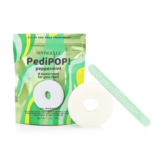 a bag of pedicure and a nail file