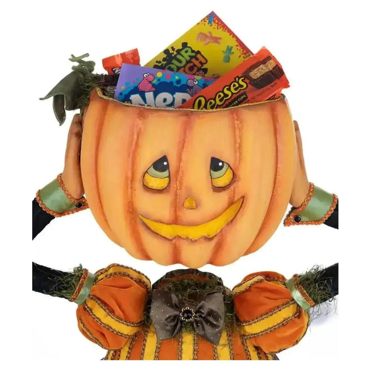 Percy Pumpkin Head Halloween Candy Bowl