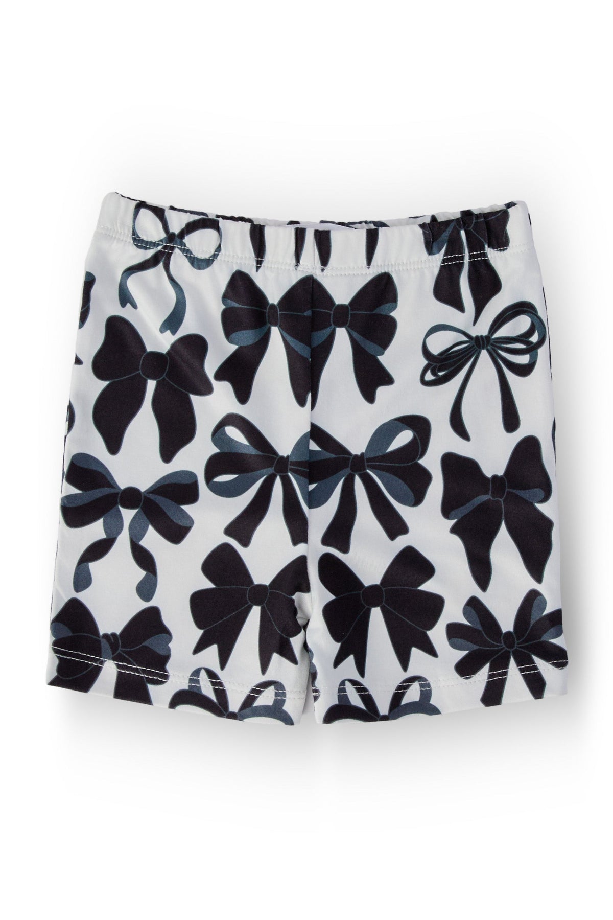 a pair of shorts with bows