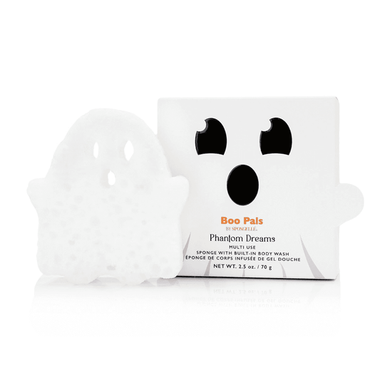 a white box with a ghost shaped object