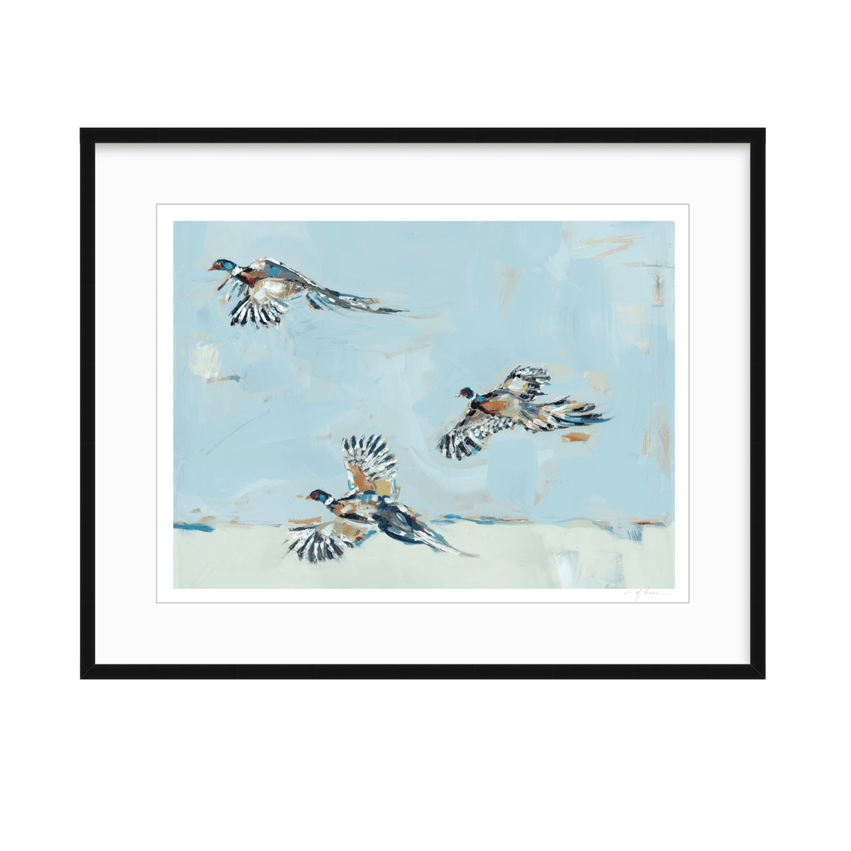 Pheasantly Surpised Pheasant Fine Art Print