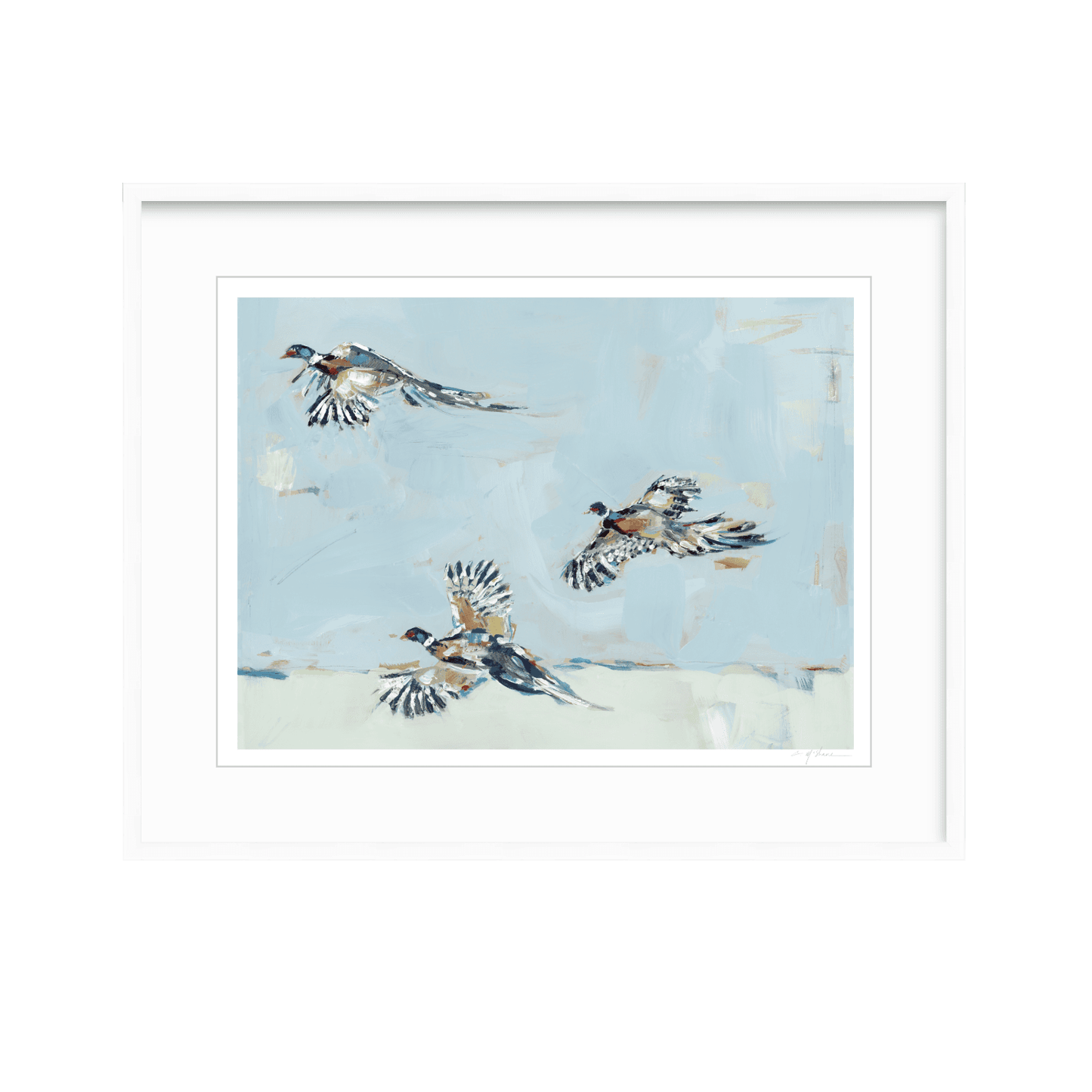 Pheasantly Surpised Pheasant Fine Art Print