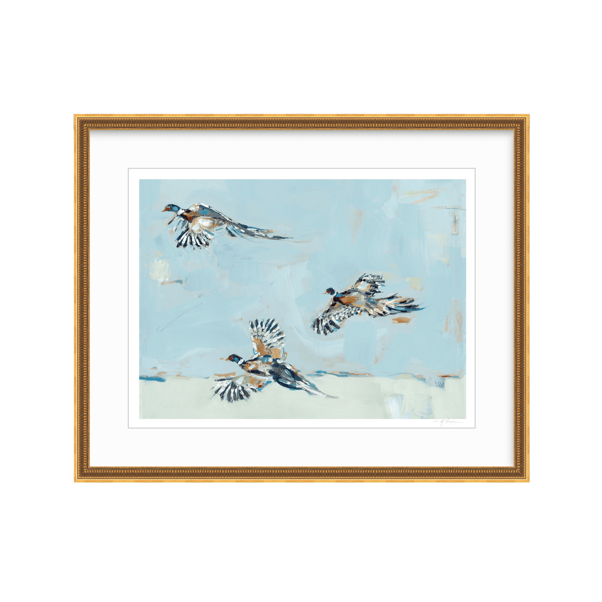 Pheasantly Surpised Pheasant Fine Art Print