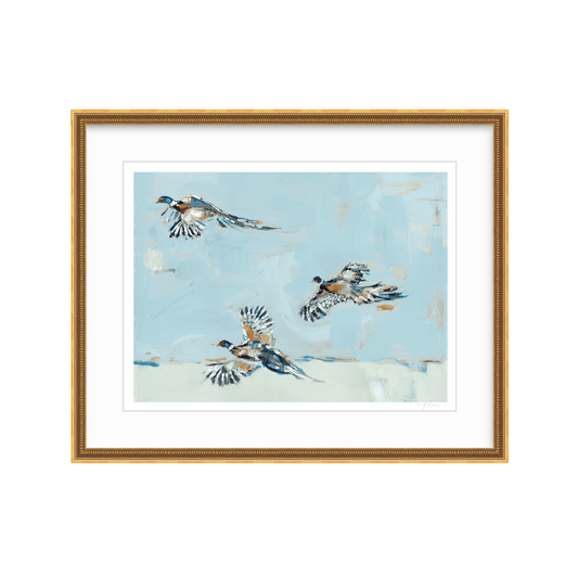 Pheasantly Surpised Pheasant Fine Art Print