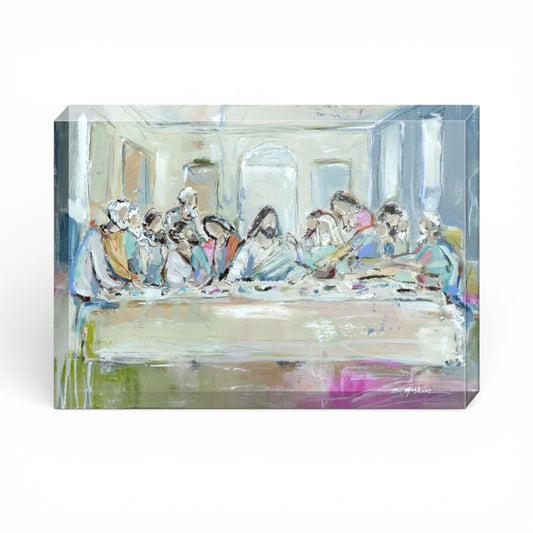 Legacy Meal II Last Supper Acrylic Tabletop Art
