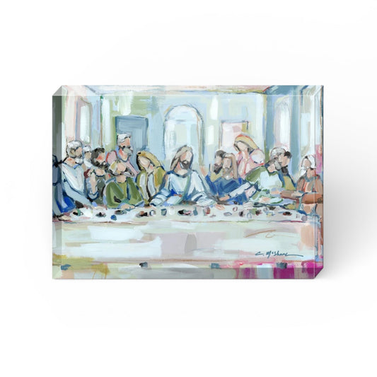 Legacy Meal VI Last Supper Acrylic Tabletop Art
