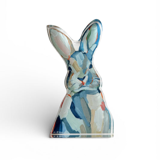 Hippity Hop Bunny Acrylic Tabletop Art