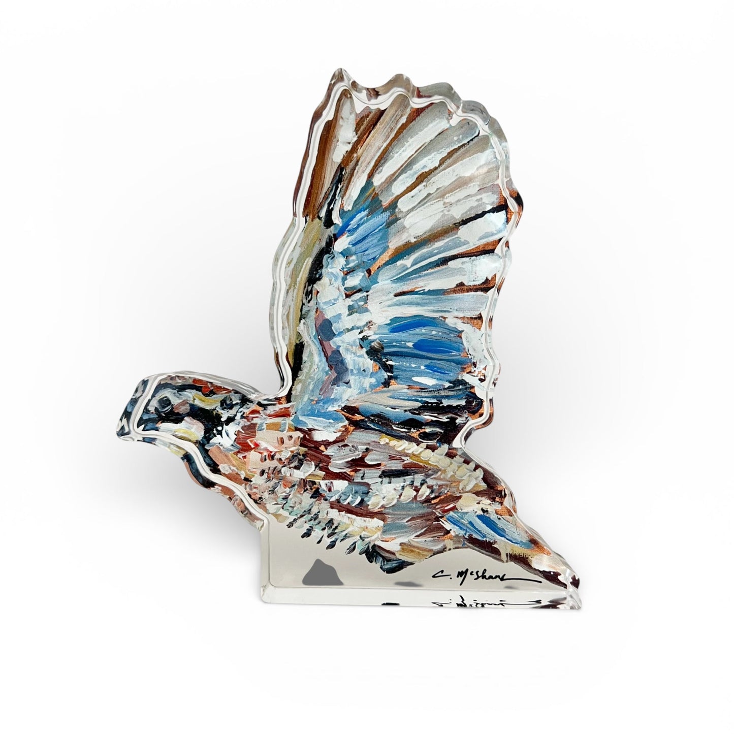 Quaint Quail Acrylic Tabletop Art