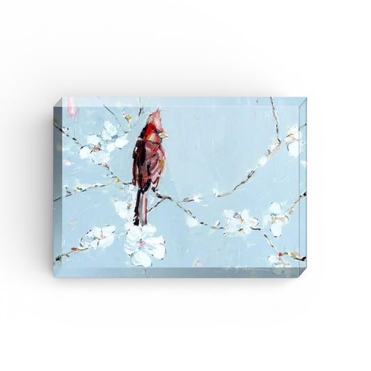 Always With You Cardinal Acrylic Tabletop Art